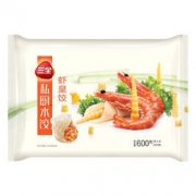 京东PLUS会员：三全 私厨水饺 虾皇饺 600g （54只） *8件 161.68元包邮（双重优惠）