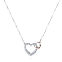 SWAROVSKI 施华洛世奇 5156815 双爱心项链