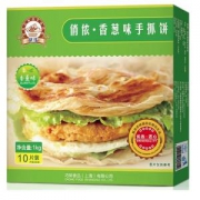 俏侬 手抓饼 1000g （10片装） *12件