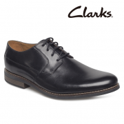 其乐（Clarks）   Becken Plain 男士真皮系带鞋