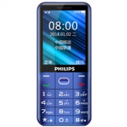 PHILIPS 飞利浦 E152Y 皇家蓝 移动联通2G直板按键老人手机 99元包邮