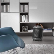 德龙（Delonghi）   HFX30C18.AG 台式迷你冷热两用暖风机