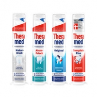德国 Theramed 按压立式牙膏 100ml*4支   59元包邮（69-10）