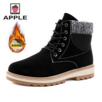14点：Apple 苹果 男士低帮工装英伦风短靴 18108APD108 黑色 42 99元包邮