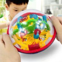 益智玩具：爱可优 3D立体冲关迷宫球