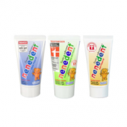 nenedent 儿童牙膏三支装（含氟苹果味50ml+含氟莓果味50ml+无氟苹果50ml） 5.4欧元约￥42