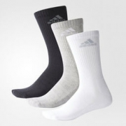 12日0点、历史低价：adidas 阿迪达斯 AH9867 运动长袜 *3件 67.6元（双重优惠，合22.53元/件）
