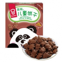 Garden 嘉顿 巧克力味仿小熊形饼干168g *2 12.8元（2件5折，合6.4元/件）