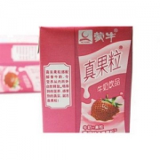 蒙牛 小真果粒草莓味早餐牛奶125ml*20盒