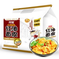 阿宽 四川铺盖面 红油面皮 420g *5件