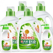 妈妈壹选 天然洗衣液倍柔2kg x 4+内衣皂液300g x 2 量贩装 *3件 237元包邮（需用券，合79元/件）
