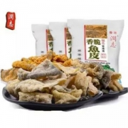 香港特产，润志 矶烧鱼皮110g*3包