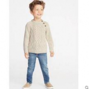 Old Navy 284879 男童纽扣针织衫
