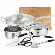 中亚Prime会员： Fissler 菲仕乐 30cm炒锅 8件套 1239.1元包邮（需领码）
