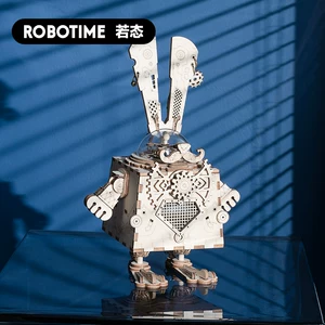Robotime 科幻风格拼装八音盒 日本进口机芯
