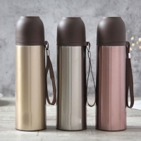 当当优品 304不锈钢子弹头保温杯 500ml