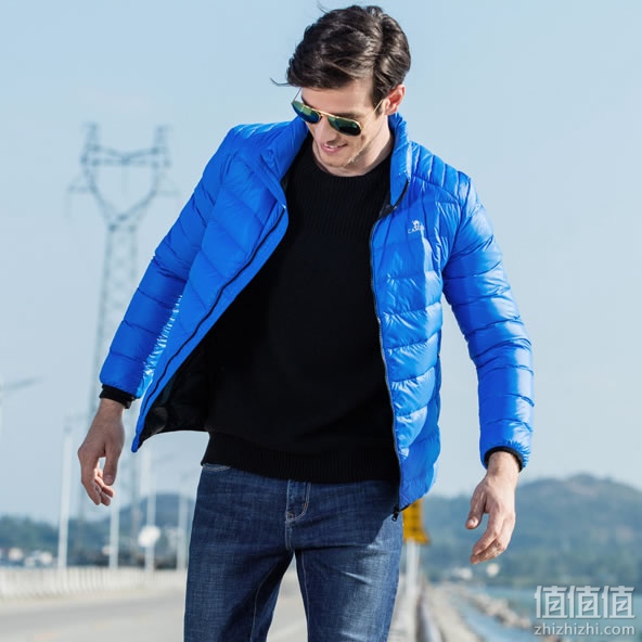 骆驼男士轻薄羽绒服