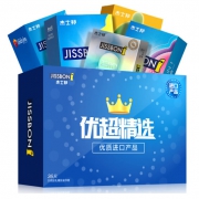 杰士邦 优超精选避孕套礼盒39只*2件