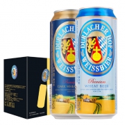 德拉克啤酒混合随心装500ml*（4听小麦+4听黑啤）