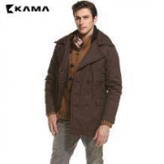 KAMA 卡玛 男士加厚休闲棉衣外套