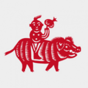 设计师系列，Vancl 凡客诚品 剪纸猪 纯棉T恤