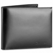 CALVIN KLEIN 卡尔文·克莱 Spazzolatto Leather 男士短款钱包 128元包邮