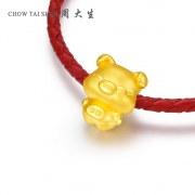 周大生 黄金转运 小金猪 手链
