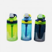 Contigo 康迪克 儿童防漏摔一键开启吸管杯 414ml*3个*2件 218元包邮
