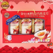 沃尔玛有售，金日禾野 中老年 高钙燕麦片 750g礼盒装