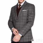 Tommy Hilfiger 汤米·希尔费格 男士经典格子休闲西装 Prime会员免费直邮含税