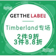 促销活动：Get The Label中文官网 Timberland专场 直降叠加2件9折、3件8.8折