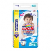 GOO.N 大王 维E系列婴儿纸尿裤 L 68片 81.7元（需用券）