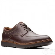 限42.5码，Clarks 其乐 Un Geo Lo 男士真皮休闲鞋 Prime会员免费直邮含税