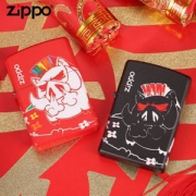 ZIPPO 芝宝 雅漆彩印新年猪防风火机