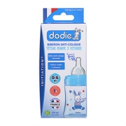 Dodie原创三流速-宽口径PP奶瓶150ml（0-6个月-S-蓝色）*3件 105元包邮（3件7折，合35元/件）