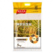 PLUS会员、限地区：神农长生谷 长粒香米 5kg*5件