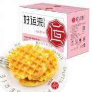好运来  蒸蛋糕满格软面包新欧乐华夫饼660g