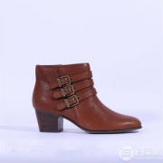 限US5码，Clarks 其乐 Maypearl Rayna 女士时尚侧拉链粗跟踝靴 Prime会员免费直邮含税