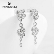 SWAROVSKI 施华洛世奇 DIAPASON 纷繁树叶形穿孔耳环5180709