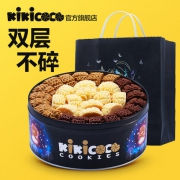 kikicoco 手工曲奇饼干 上下双层 约64片