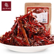 廖记棒棒鸡 麻辣牛肉丝 130g 18.9元包邮（21.9-3）