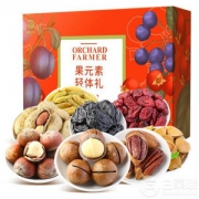 果园老农 年货坚果礼盒 轻体礼 1560g 送红枣红枣1000g