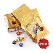 11日0点： Lindt 瑞士莲 软心松露巧克力 约50颗 600g*2件