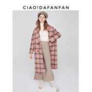 ciao dafanfan chic粉色格子赫本风