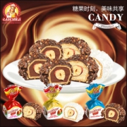 slavyanka 斯拉夫 巧克力榛仁夹心糖 500g*2件