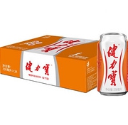 国民老牌饮料：健力宝 橙蜜味 24瓶x330ml