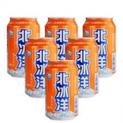 北冰洋 橙汁味汽水 碳酸饮料 330ml*6听 26.9元