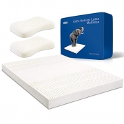 TAIPATEX  100%纯天然泰国乳胶床垫 5cm厚 2*1.8M 送2个乳胶枕