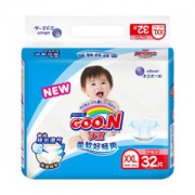 GOO.N 大王 维E系列 婴儿纸尿裤 XXL号 32片 *5件