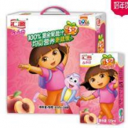 汇源 100%桃复合果蔬汁125ml*20盒